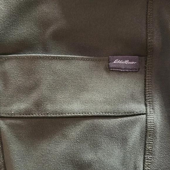 Olive Green Women's High-Waisted leggings - Picture 3 of 3